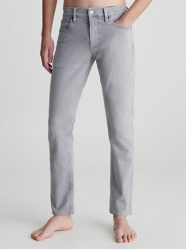 Grey Calvin Klein Slim Men Jeans | BSPC-60489