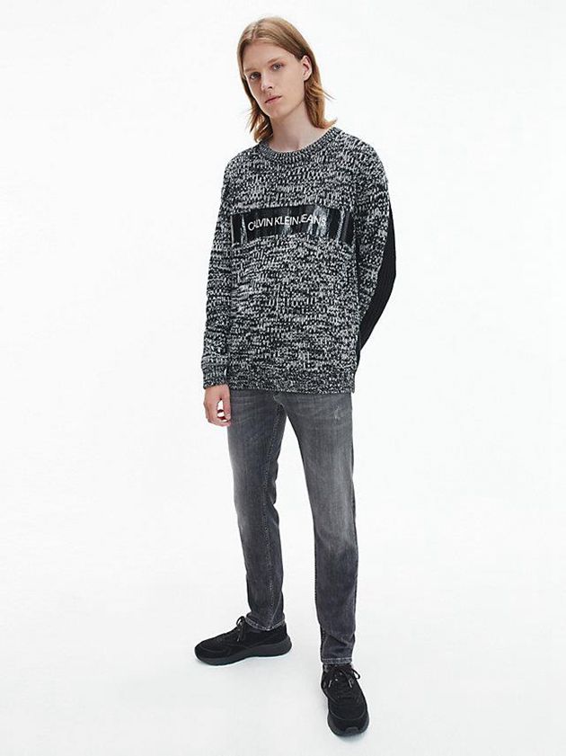 Grey Calvin Klein Slim Men Jeans | SBMN-19025