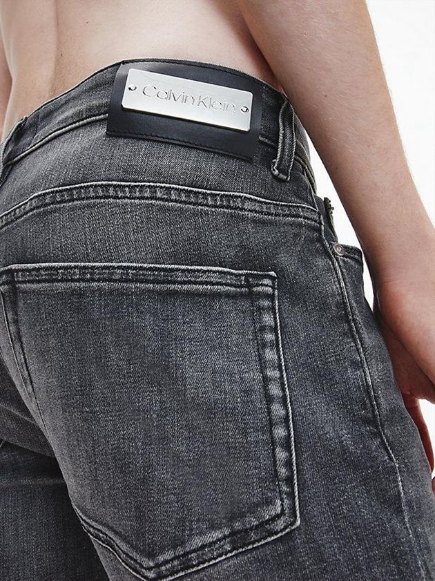 Grey Calvin Klein Slim Men Jeans | SBMN-19025