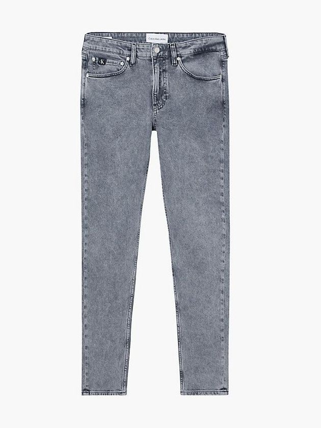 Grey Calvin Klein Slim Tapered Men Jeans | ZPVL-79524