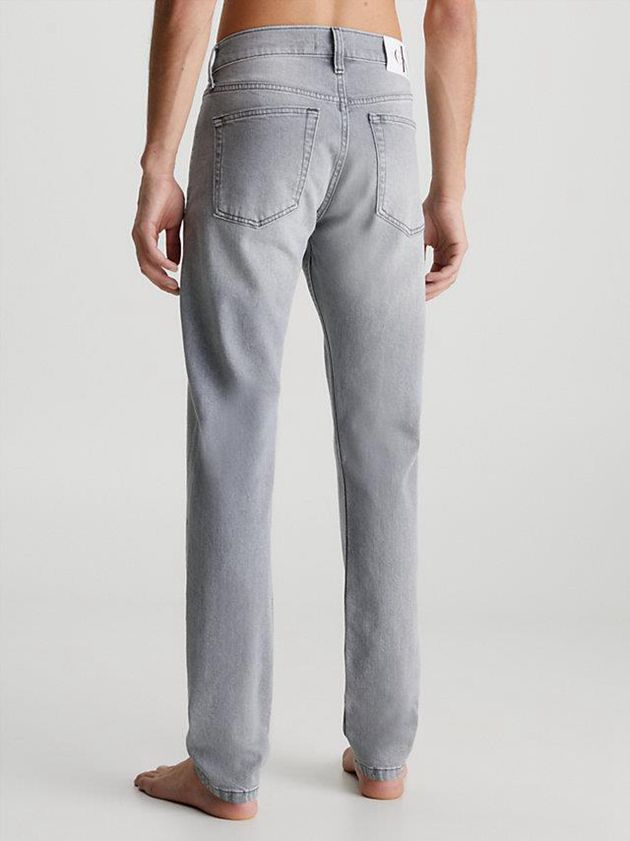 Grey Calvin Klein Slim Tapered Men Jeans | XHBD-85314