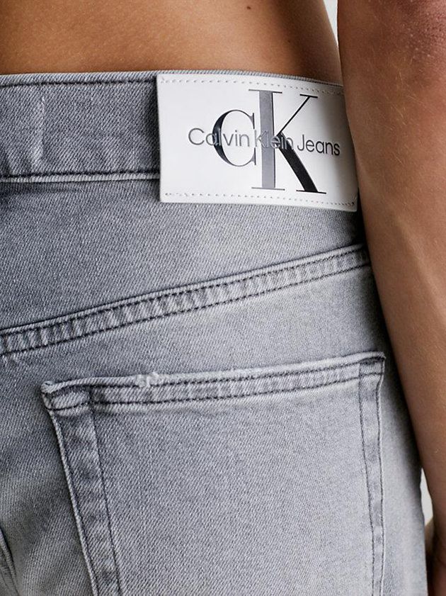 Grey Calvin Klein Slim Tapered Men Jeans | XHBD-85314