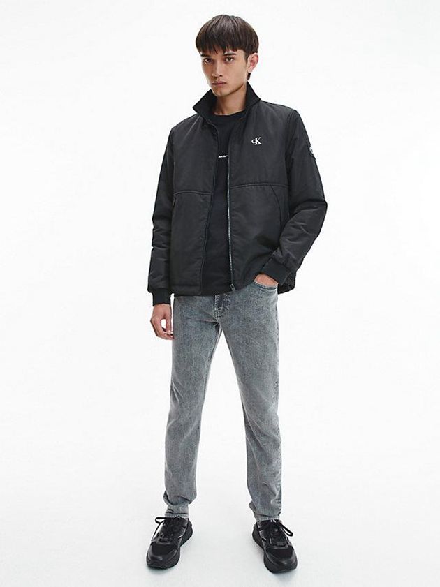 Grey Calvin Klein Slim Tapered Men Jeans | XLES-45760