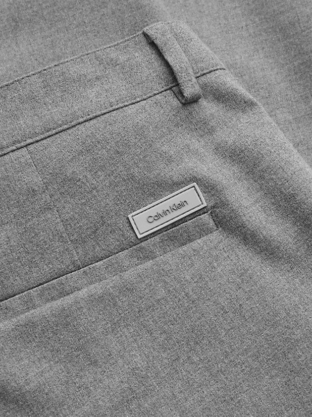 Grey Calvin Klein Soft Flannel Cargo Men Pants | AWKG-51980
