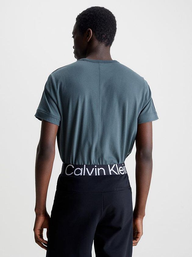 Grey Calvin Klein Soft Gym Men T-Shirt | YWAS-95214