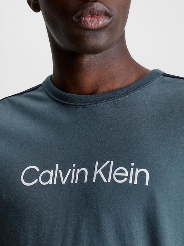 Grey Calvin Klein Soft Gym Men T-Shirt | YWAS-95214