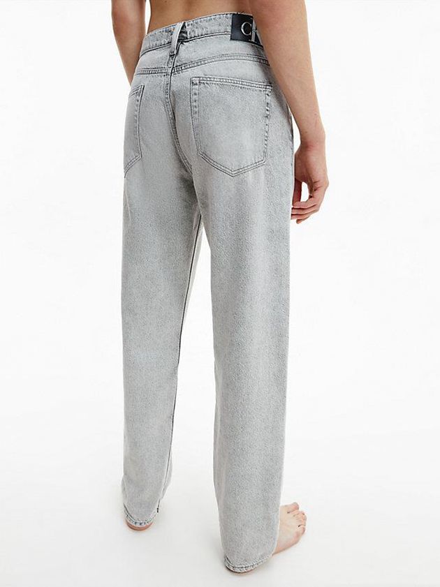 Grey Calvin Klein Straight Men Jeans | AJGV-04173