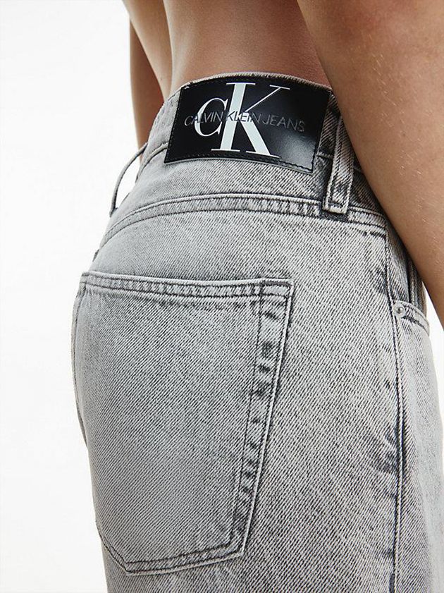 Grey Calvin Klein Straight Men Jeans | AJGV-04173