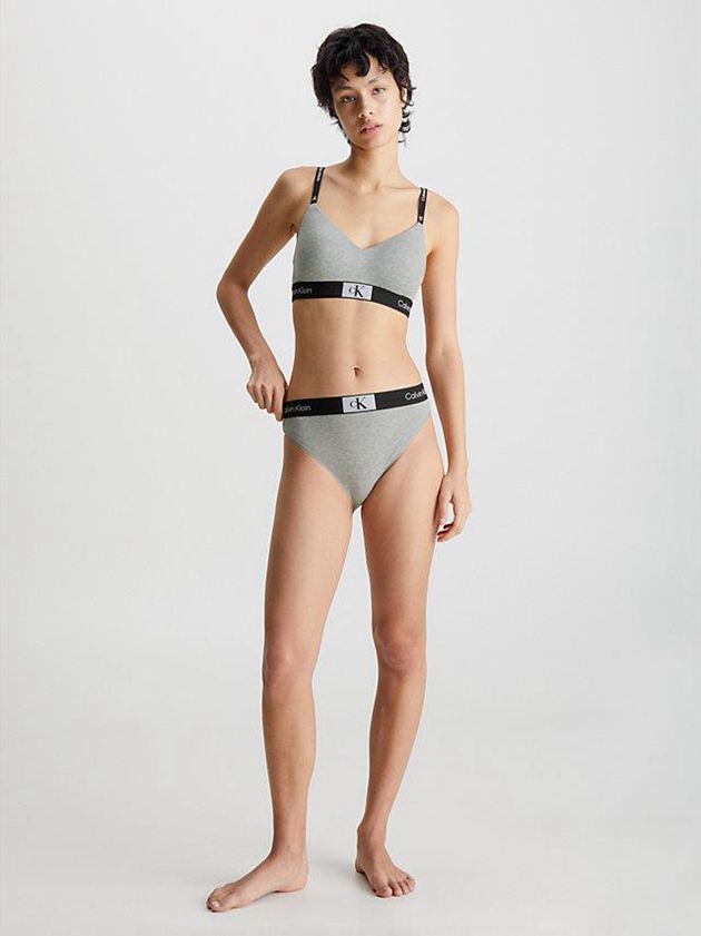 Grey Calvin Klein String - Ck96 Women Bra | JMIZ-36481