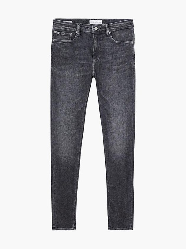 Grey Calvin Klein Super Skinny Men Jeans | WTNI-19253