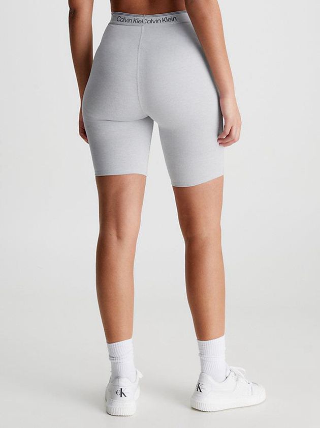 Grey Calvin Klein Tight Gym Women Shorts | WUSD-81629
