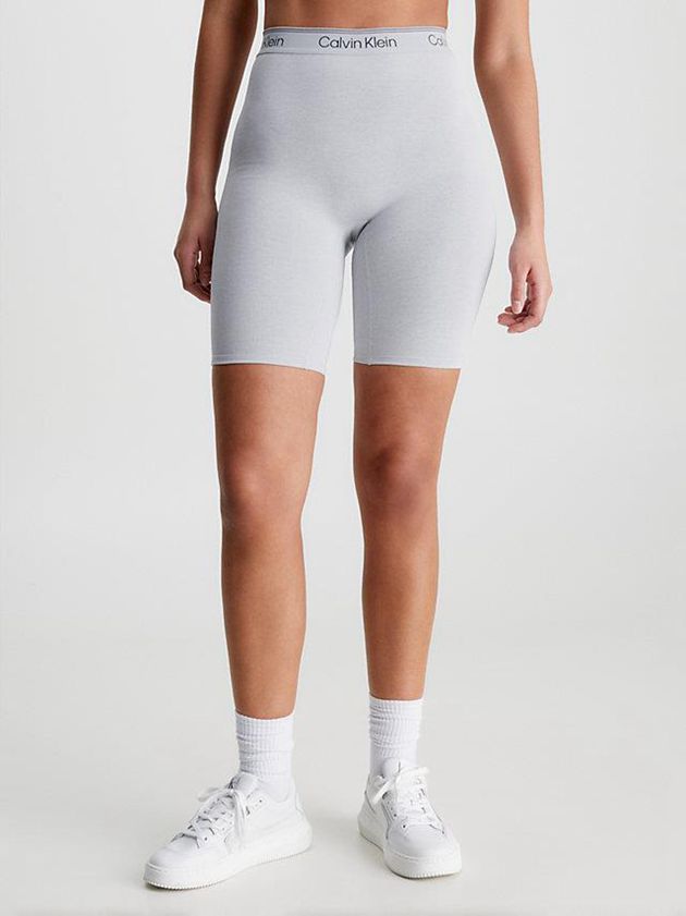 Grey Calvin Klein Tight Gym Women Shorts | WUSD-81629