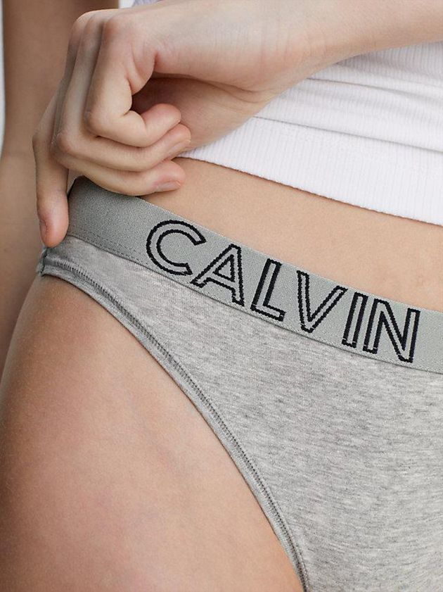 Grey Calvin Klein Ultimate Women Thong | BRAK-35162