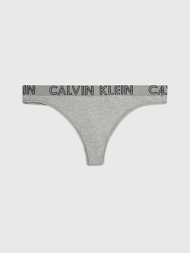 Grey Calvin Klein Ultimate Women Thong | BRAK-35162