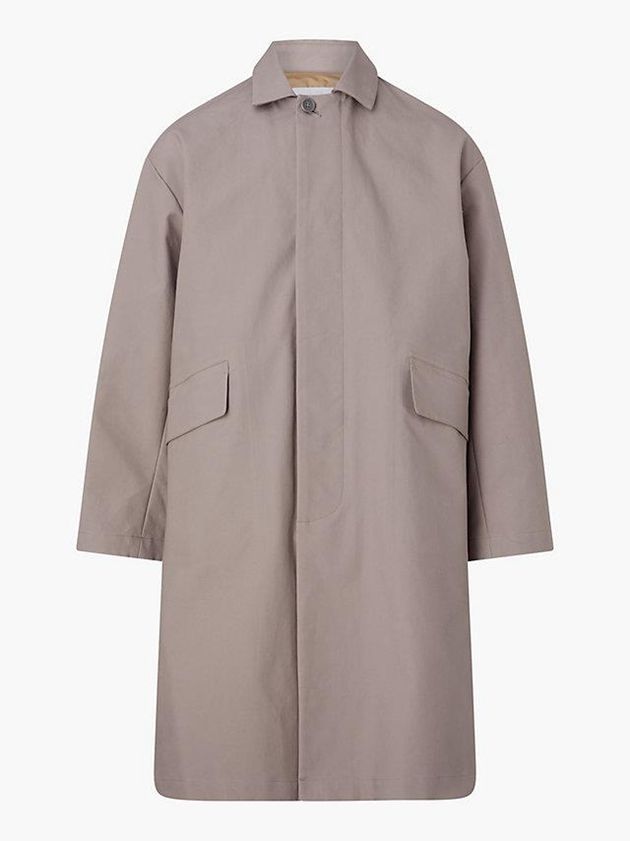 Grey Calvin Klein Unisex Trench - CK Standards Women Coat | NWFP-97824