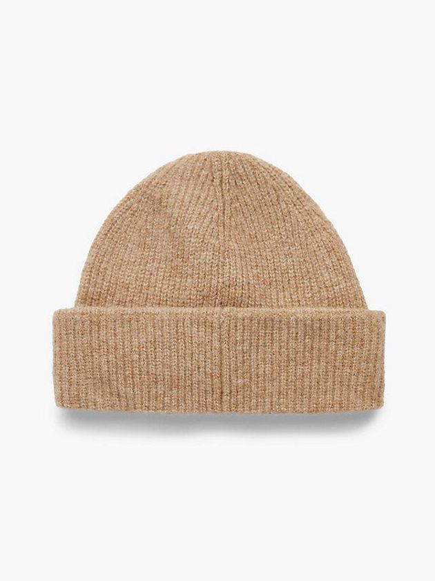 Khaki Calvin Klein Knit Men Beanie | ZEMC-40753