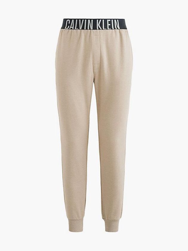 Khaki Calvin Klein Lounge - Intense Power Men Joggers | DHSZ-57903
