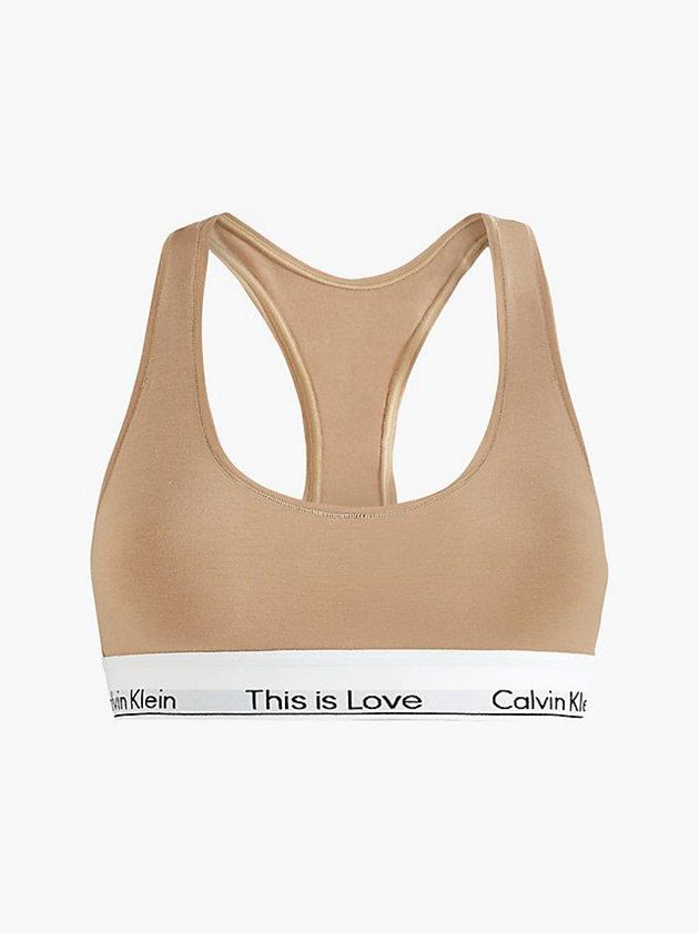 Khaki Calvin Klein Pride Women Bra | XDCZ-06273