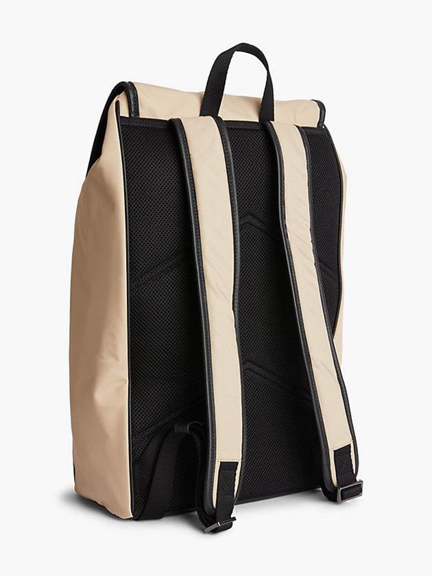 Khaki Calvin Klein Recycled Business Men Backpack | MYAW-69804