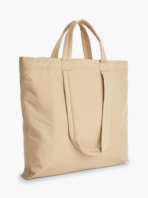 Khaki Calvin Klein Recycled Nylon Reversible Tote Women Bags | WUFQ-07436