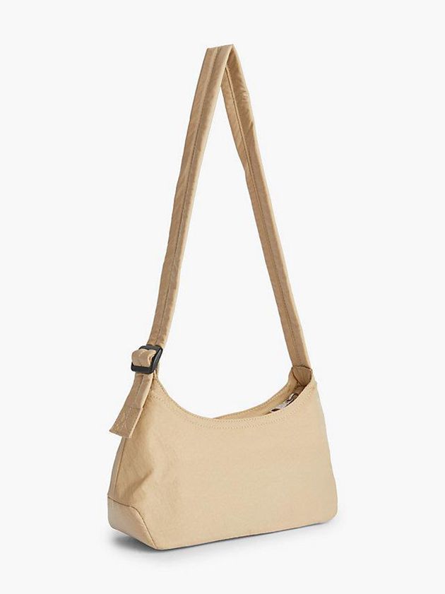 Khaki Calvin Klein Recycled Nylon Shoulder Women Bags | SFXC-64907