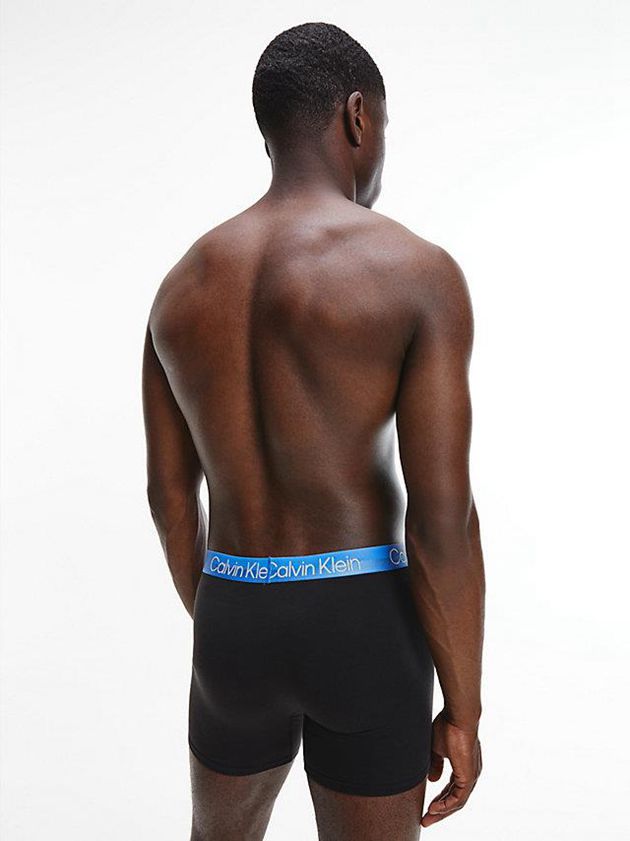 Navy Calvin Klein 3 Pack Boxer - Modern Structure Men Briefs | KOHT-15892