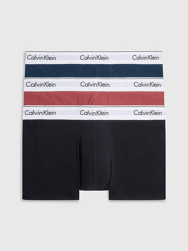 Navy Calvin Klein 3 Pack - Modern Cotton Men Briefs | WZNS-21657