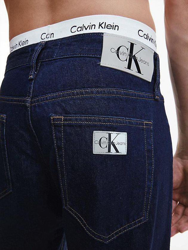 Navy Calvin Klein 90's Straight Men Jeans | KEAT-84927