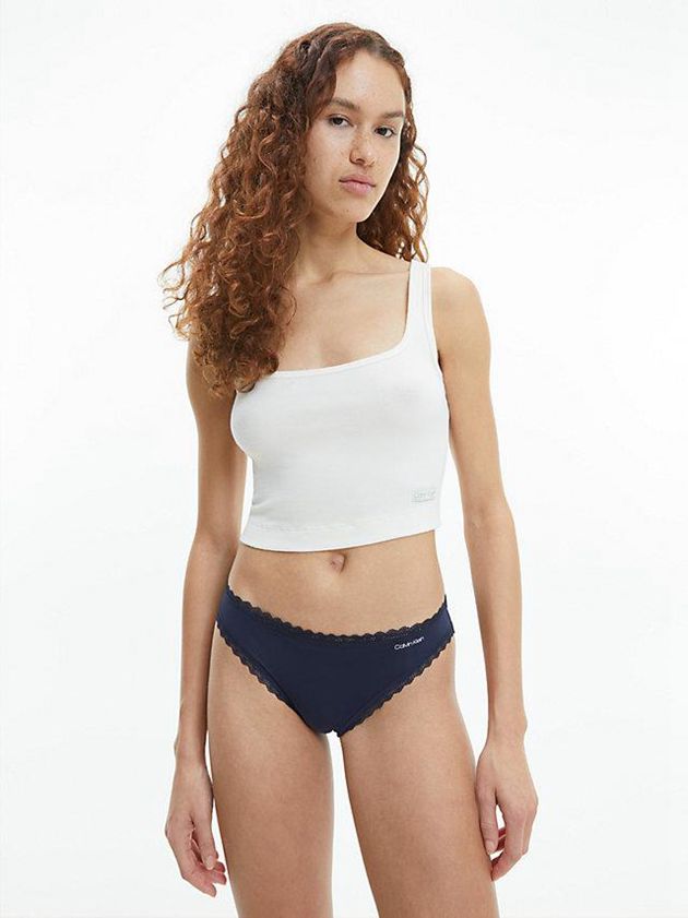 Navy Calvin Klein Bikini - Flirty Women Briefs | BCNS-08967
