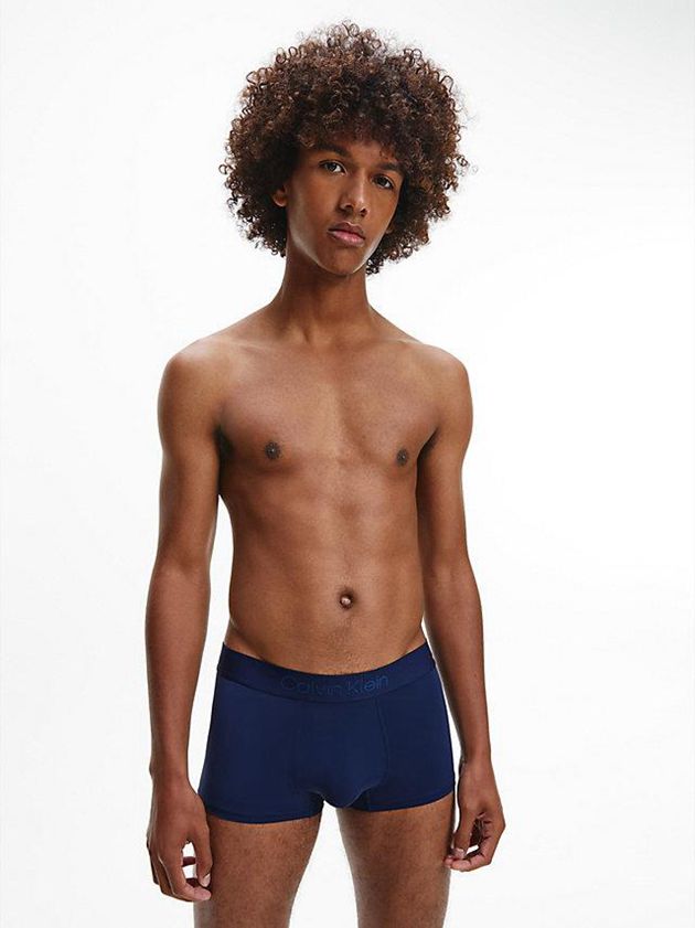 Navy Calvin Klein Low Rise Men Briefs | SYZV-79154