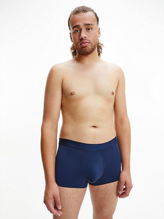Navy Calvin Klein Low Rise Men Briefs | SYZV-79154