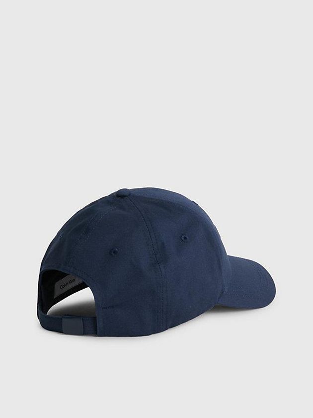 Navy Calvin Klein Organic Cotton Men Cap | YBHI-35214
