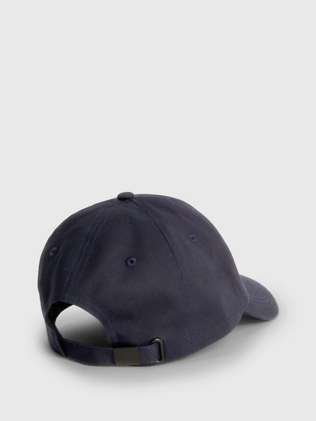 Navy Calvin Klein Organic Cotton Men Cap | EIAD-12068