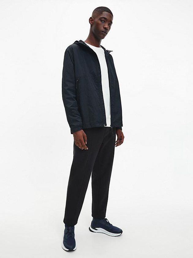 Navy Calvin Klein Recycled High-Top Sock Men Sneakers | XPRA-98104
