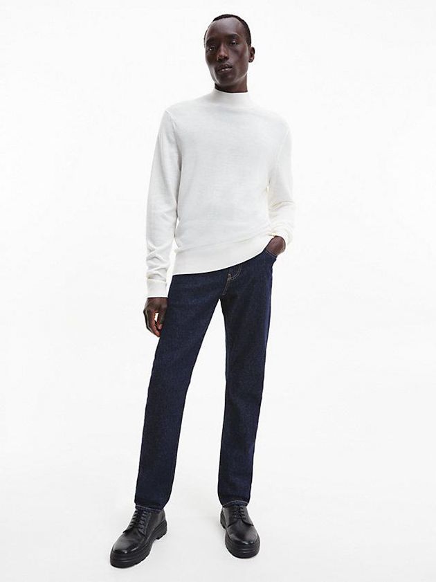 Navy Calvin Klein Slim Men Jeans | SKRB-52043