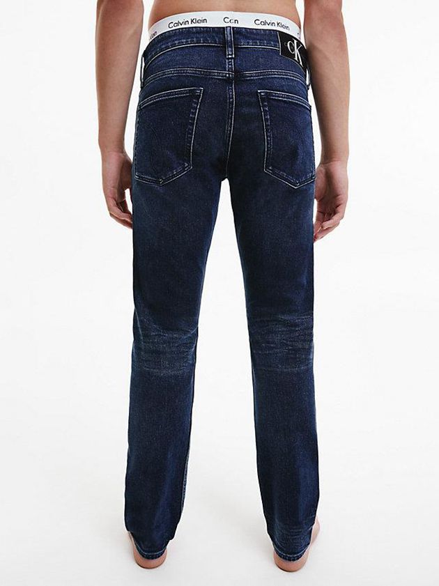 Navy Calvin Klein Slim Men Jeans | UGTA-17024