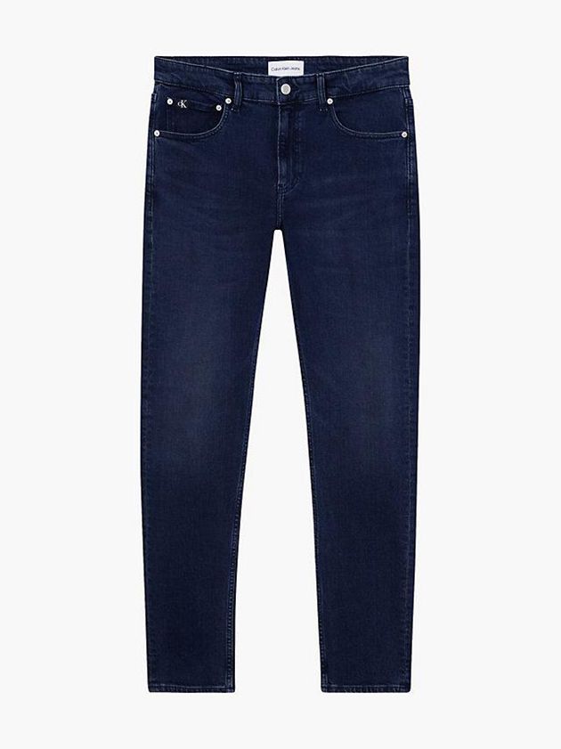 Navy Calvin Klein Slim Tapered Men Jeans | OMEZ-69740