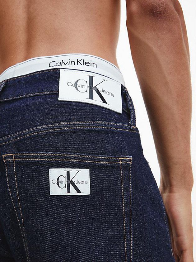 Navy Calvin Klein Slim Tapered Men Jeans | XSBG-94756