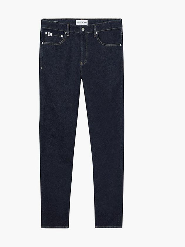 Navy Calvin Klein Slim Tapered Men Jeans | XSBG-94756