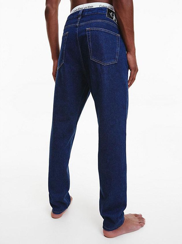 Navy Calvin Klein Tapered Men Jeans | OZQH-92350