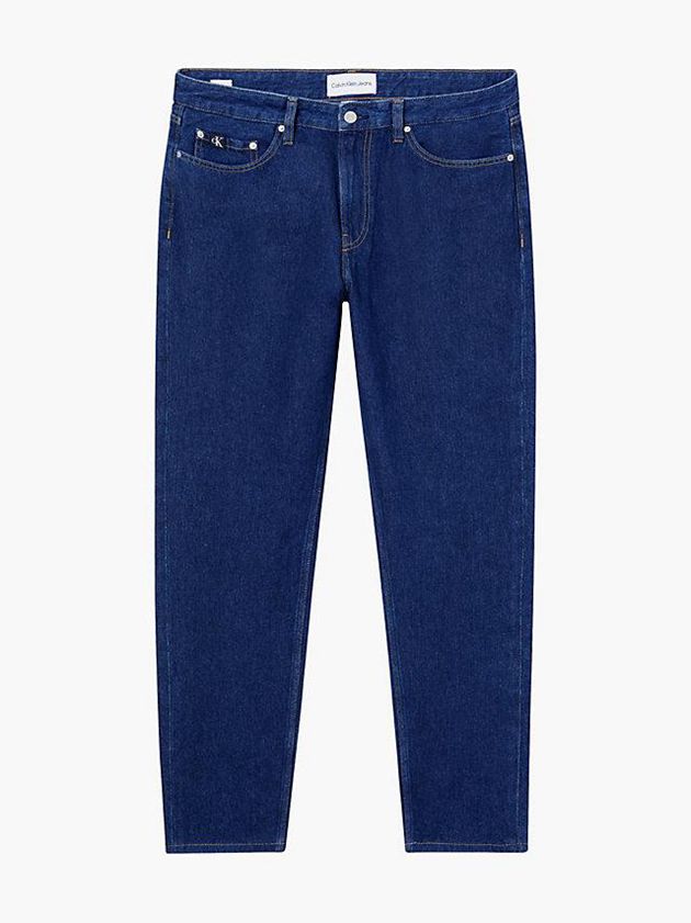 Navy Calvin Klein Tapered Men Jeans | OZQH-92350