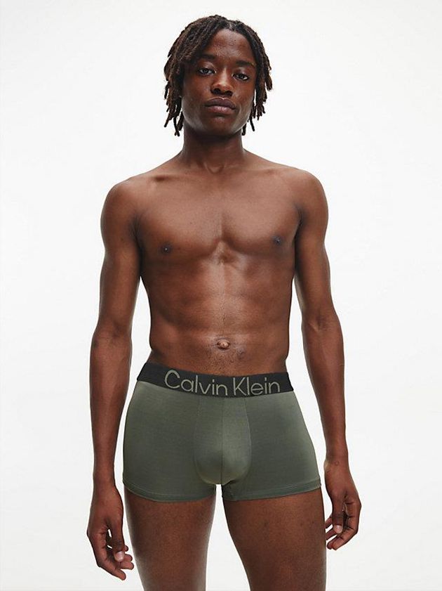 Olive Calvin Klein Low Rise Men Briefs | ZQDL-67358