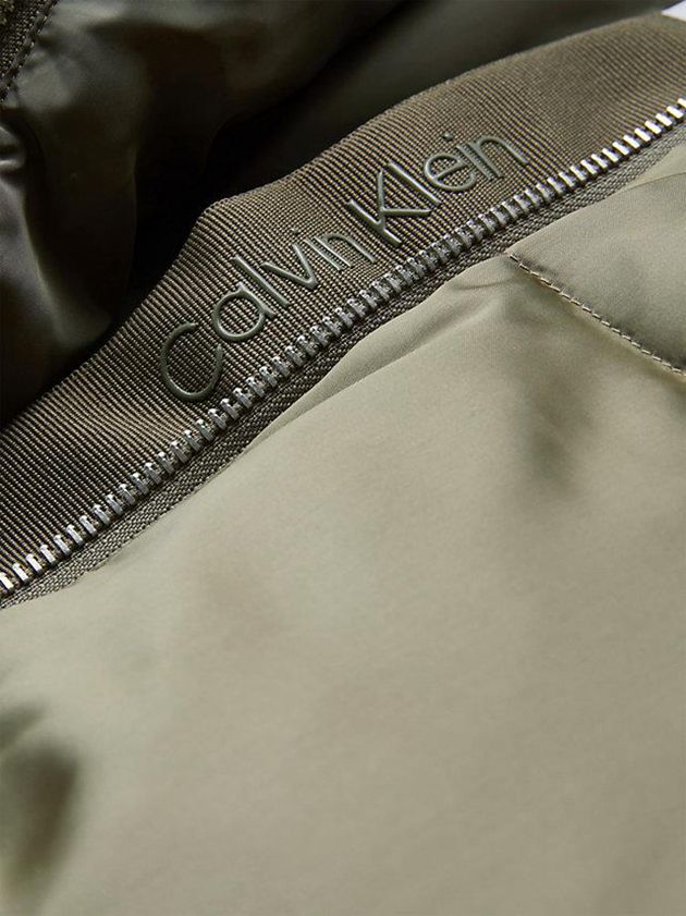 Olive Calvin Klein Shine Padded Down Women Jacket | WVJZ-40592