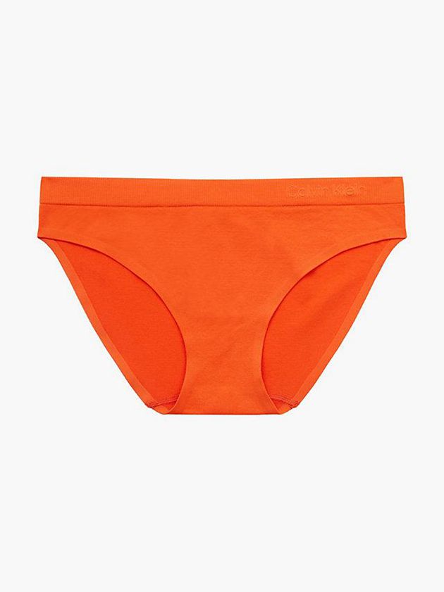 Orange Calvin Klein Bikini - Bonded Flex Women Briefs | LITG-07634