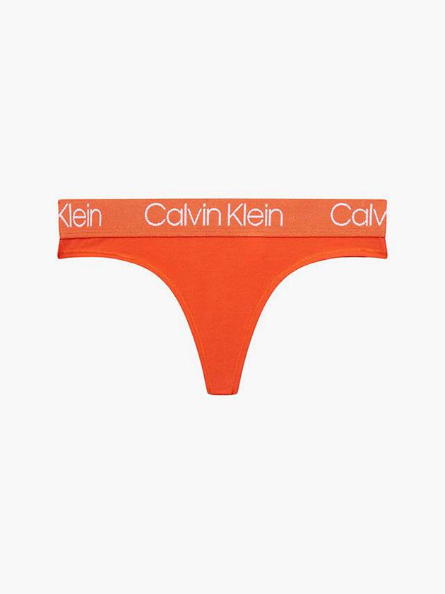 Orange Calvin Klein Body Women Thong | SNTO-18420