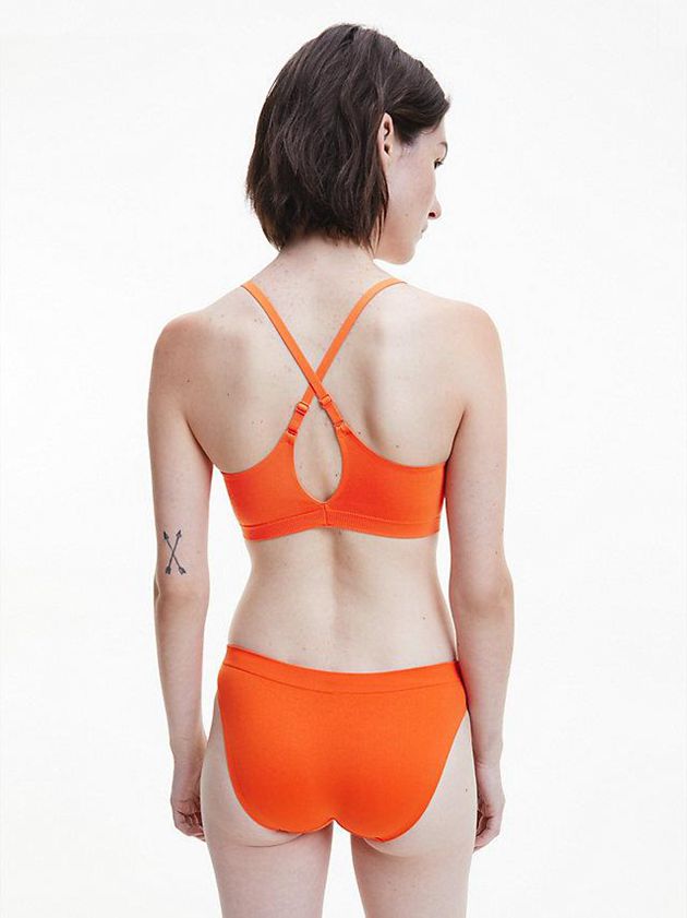Orange Calvin Klein Bonded Flex Women Bra | OVBK-92854