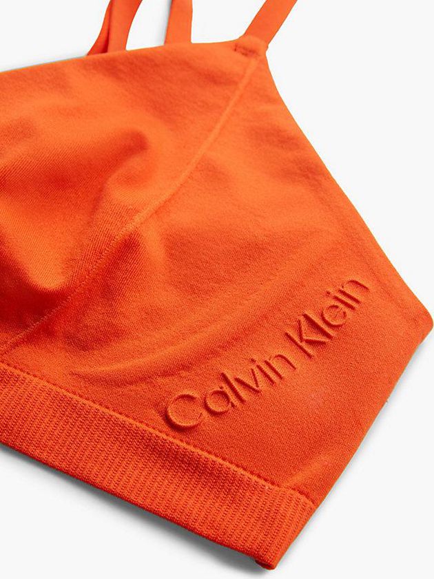 Orange Calvin Klein Bonded Flex Women Bra | OVBK-92854