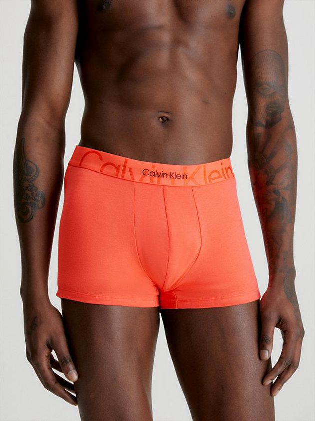 Orange Calvin Klein Embossed Icon Men Briefs | WLDJ-54387