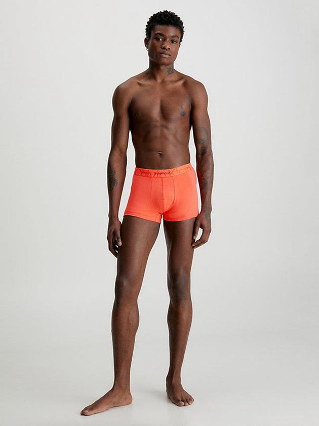 Orange Calvin Klein Embossed Icon Men Briefs | WLDJ-54387