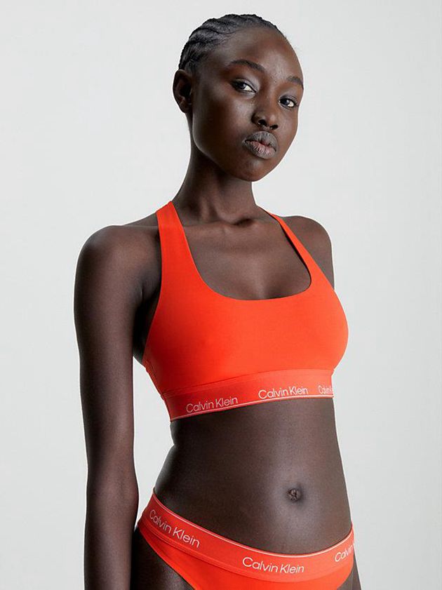 Orange Calvin Klein Modern Performance Women Bra | ALZW-95740